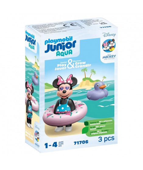 PLAYMOBIL JUNIOR 71706 Junior & Disney : Minnie avec bouée