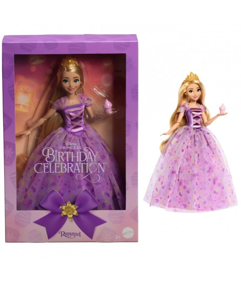 DISNEY PRINCESSES Raiponce Fete d'Anniversaire-Poupée inspirée du film - HYC38