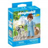 PLAYMOBIL 71736 Femme d'affaire avec son Dalmatien