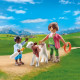 PLAYMOBIL 71803 Fermiere et enfant avec veau