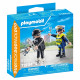 PLAYMOBIL 71804 Policier et bandit avec accessoires
