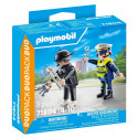 PLAYMOBIL 71804 Policier et bandit avec accessoires