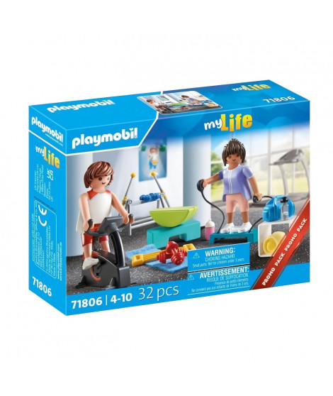 PLAYMOBIL 71806 Sportifs avec matériel de fitness