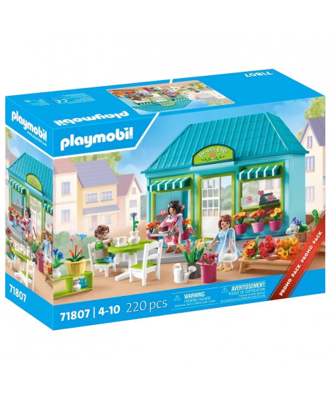 PLAYMOBIL 71807 Boutique de fleuriste et salon de thé