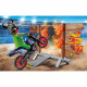 PLAYMOBIL 71808 Duo de cascadeurs avec quad et moto