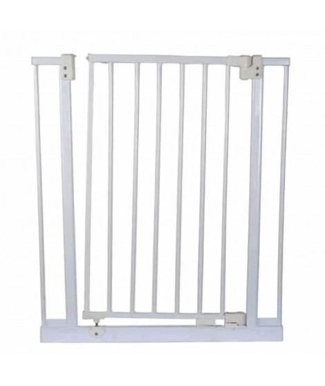 Barriere de sécurité - NORDLINGER PRO - Métal - Blanc - 69 a 73 cm - 74 cm de hauteur