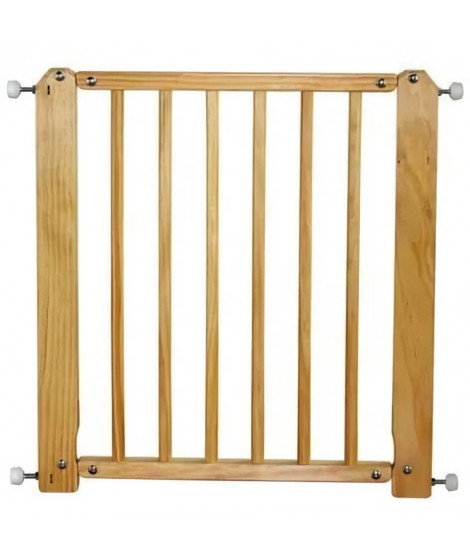 Barriere animaux - NORDLINGER PRO - Amovible - Bois - Ouverture 70 a 76cm - Modele USKY - Pour chien