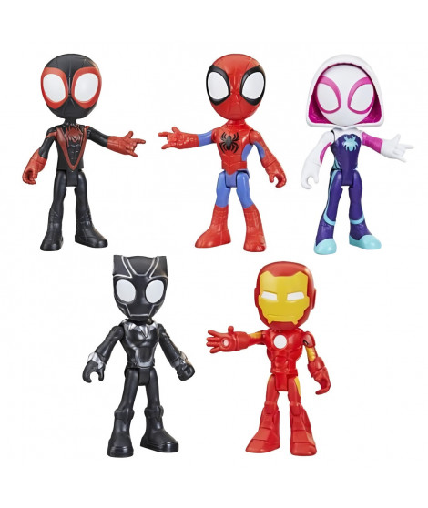 Spidey pack 5 figurines Collection de héros, jouet enfants, Spidey et ses Amis Extraordinaires, Des 3 ans