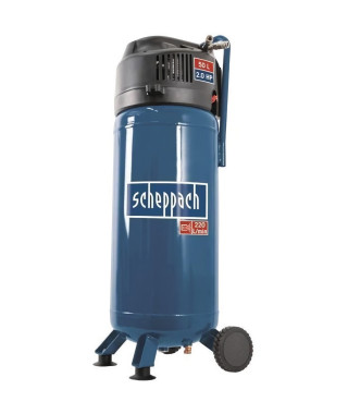 Compresseur d'air vertical sans huile - SCHEPPACH - HC51V - 50L - 1500 W - 220 L/min - 10 bars