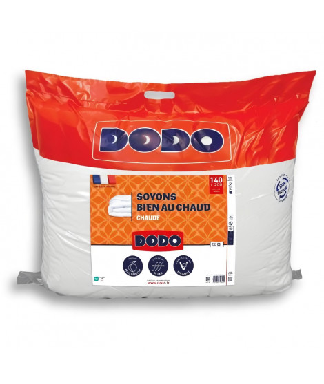 DODO - Couette - Bien au chaud - 140 x 200 - 400g/m² - VOLUPT'AIR - Blanc