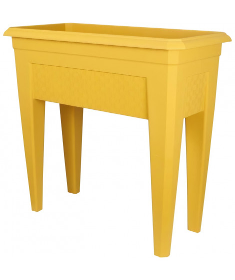 Bac a fleurs RIVIERA IZIGARDEN  80 - Jaune
