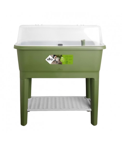ELHO Noa Potager Sur Pied - Vert - L 79 x B 39 x H 94 cm - culture et récolte - 100% recyclé