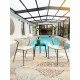 Lot composé de 2 fauteuils de jardin - CITY GARDEN - DIEGO-FT - Sable - Empilables