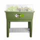 ELHO Noa Potager Sur Pied - Vert - L 79 x B 39 x H 94 cm - culture et récolte - 100% recyclé
