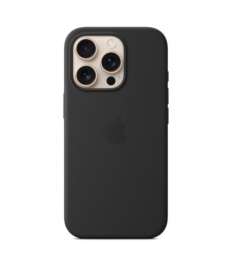 APPLE iPhone 16 Pro - Coque en silicone avec MagSafe - Black