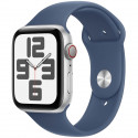 Apple Watch SE GPS + Cellular - 44mm - Boîtier Silver Aluminium - Bracelet Denim Sport Band - M/L