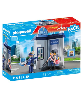 PLAYMOBIL 71733 Salle d'interrogatoire de police