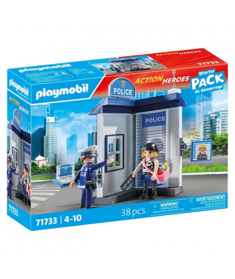 PLAYMOBIL 71733 Salle d'interrogatoire de police