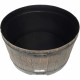 Nature Support de baril d'eau de pluie 30,5x58 cm Marron