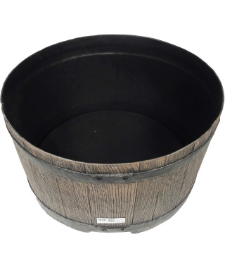 Nature Support de baril d'eau de pluie 30,5x58 cm Marron