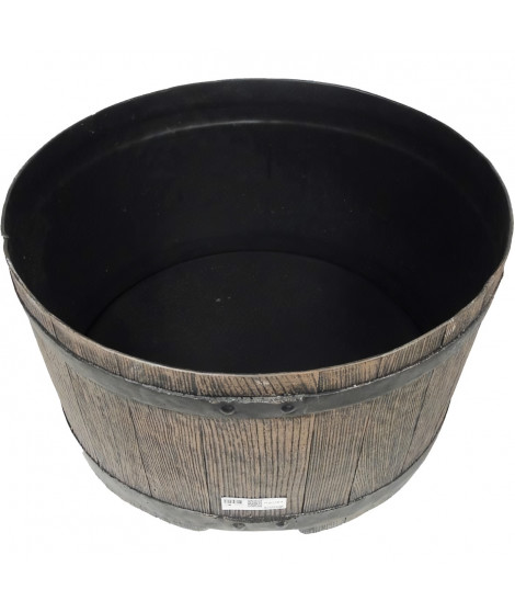 Nature Support de baril d'eau de pluie 30,5x58 cm Marron
