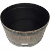 Nature Support de baril d'eau de pluie 30,5x58 cm Marron