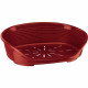 Corbeille - Ferplast - Siesta Deluxe - Taille 2 - Bordeaux - 49x36x17,5cm