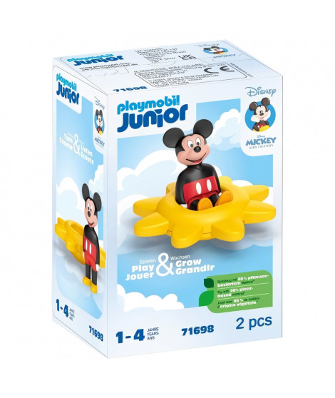 PLAYMOBIL Junior 71698 Mickey et Toupie soleil