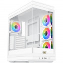 Boîtier PC - XIGMATEK - META Arctic - Moyen tour - E-ATX - Verre trempé - ARGB - Blanc