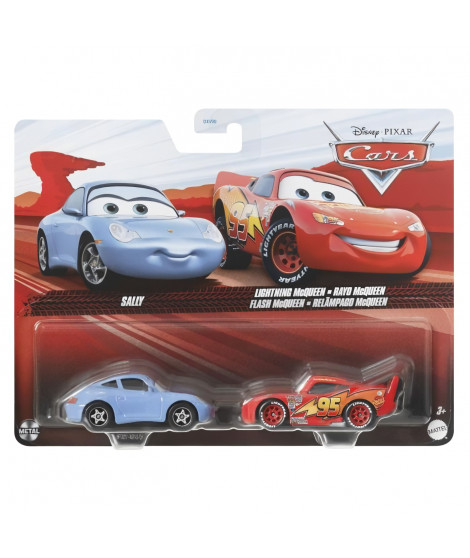 Cars Disney Pixar - Pack de 2 Véhicules (modele aléatoire) - Petite Voiture - 3 ans et + - Disney Pixar Cars - DXV99