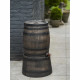 Nature Support de baril d'eau de pluie 30,5x58 cm Marron