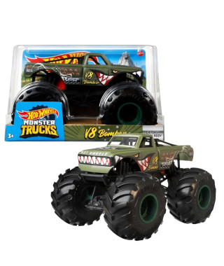 Hot Wheels - Monster Truck 1:24 (Modele aléatoire) - Petite Voiture - 3 ans et + - Hot Wheels - FYJ83
