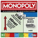 Monopoly classique, jeu de société de plateau, avec boîte de rangement et pions grand format, 2 a 6 joueurs, des 8 ans