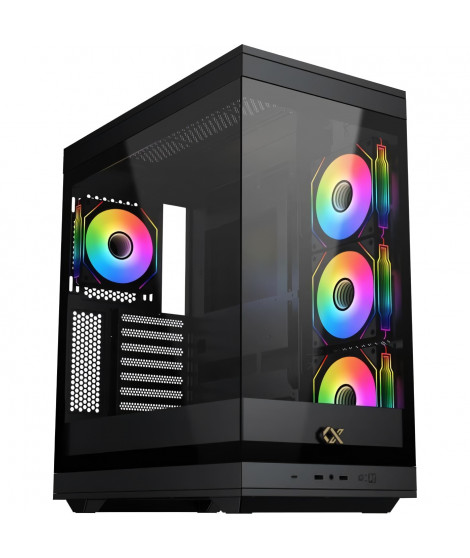 Boîtier PC - XIGMATEK - META - Moyen tour - E-ATX - Verre trempé - ARGB - Noir