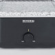 Raclette Gril - SEVERIN - RG2366 - 8 pers. - Pierre Naturelle et Plaque de Cuisson Réversible - 8 poelons - Noir