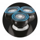 Rasoir rotatif - REMINGTON - XR1755 - Systeme hybride SynX - PivotBall - Lames flexibles - 100% étanche - Autonomie 50 min