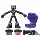 Play-Doh Black Panther, Griffes tranchantes avec figurine flexible et pâte a modeler, des 4 ans, Marvel