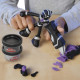 Play-Doh Black Panther, Griffes tranchantes avec figurine flexible et pâte a modeler, des 4 ans, Marvel