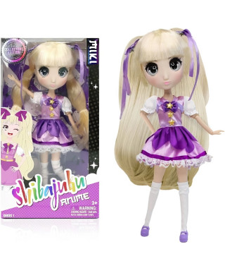 Grande Poupée Kawai style Japon 30 cm - Poupée Miki - BANDAI - Licence Officielle Shibajuku Anime