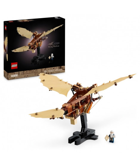 LEGO Icons 10363 La machine volante de Léonard de Vinci - Décoration pour adultes