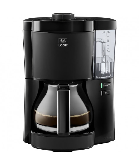 Cafetiere - MELITTA - Look V Glass 1025-02 - 1080 W - 1,25 L - Noir