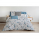 Parure de couette 220x240 cm HOME LINGE PASSION POMPADOUR : Housse de couette + 2 taies d'oreiller - 100% Coton 57 Fils - Bla…