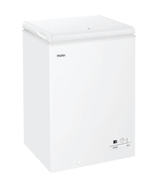 Congélateur Coffre - HAIER - Chest Série 3 HCE100E - Classe E - 84,5 x 54,5 x 49 cm - Blanc