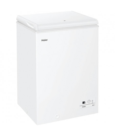 Congélateur Coffre - HAIER - Chest Série 3 HCE100E - Classe E - 84,5 x 54,5 x 49 cm - Blanc