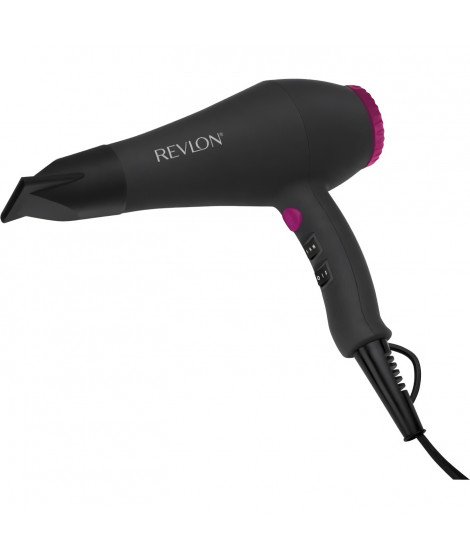 Seche-cheveux - REVLON - RVDR5251E - Perfect Heat - 2000 W - Moteur AC - 2 vitesses - Noir / Rose