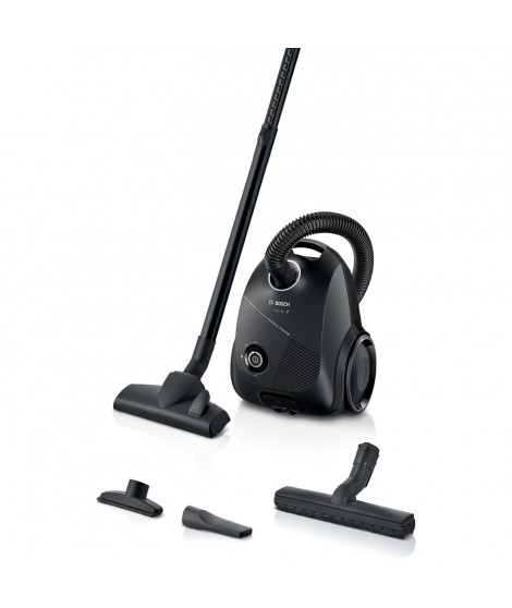 Nouveauté ! Aspirateur Traineau avec sac - BOSCH BGLS2BA1H Serie 2 - 600 W - Capacité du sac 3,5L - Filtre microfiltre lavable