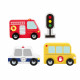 FISHER-PRICE Asst véhicules a pousse pack 5 - JCY32