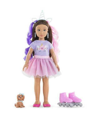 Poupée mannequin - COROLLE - Luna Licorne - 28 cm - 4 accessoires - des 4 ans