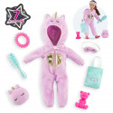Accessoires poupée - COROLLE - Dressing Combinaison Licorne - 7 accessoires - des 4 ans