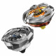 Beyblade X Dual Pack Gale Wyvern 3-60T et Sword Dran 3-80B, 2 toupies de compétition a rotation droite authentiques Takara To…
